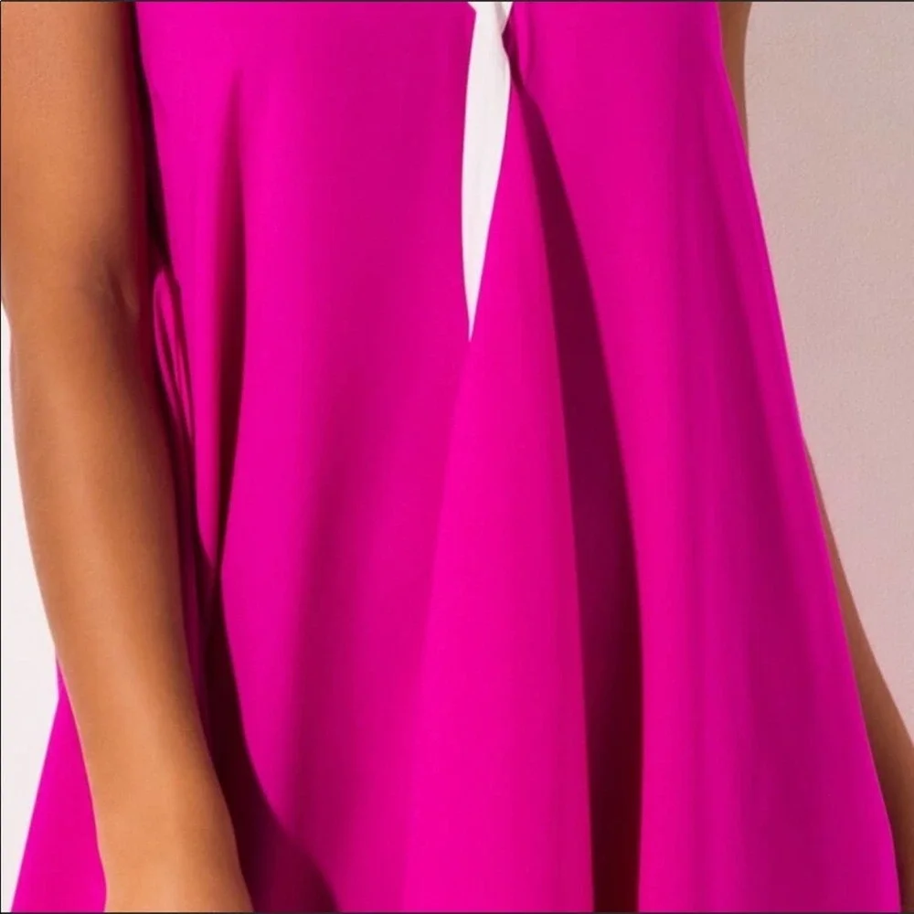 Labella Vida Women’s Asymmetrical Neon   summer sun dress size Medium EUC - Picture 5 of 9